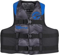 Full Throttle Traditional Ski CGA Life Jacket Jacket Navy Small/Medium