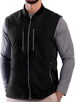 SCOTTeVEST 101 Vest for Men - 9 Hidden Pockets - Water Repellent for Travel & More Small Black