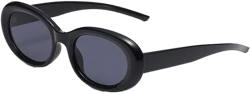 Oval Retro 90s Round Tinted Clout Sunglasses