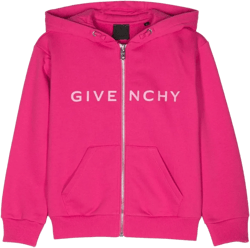 Givenchy Kids logo-print zip-up hooded jacket