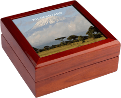 3dRose Africas Mount Kilimanjaro, Jewelry Box jb-80784-1