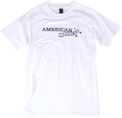 American Madness 80's Logo Tee - Monochrome