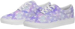 ANY Aircraft Purple Tie Dye Women's Lace Up Canvas Shoes (with or without RHFP logo)