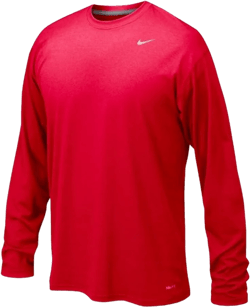Nike Men's Long Sleeve Shirt Small Red