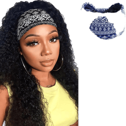 Wide Headbands for Women Boho Floral Print Twist Knot Womens Head Bands Elastic Non-Slip Hair Bands for Women's Hair African Style Daily Life Yoga Sports Cloth Hair Wraps 3 Pack