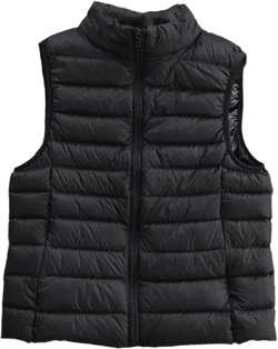 Autumn Winter Women Double Coat Sleeveless Waistcoat Ultra Light Down Vest Parka Female Short Duck Down Coat Tops Large Black