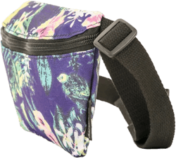 Floral Blue Fanny Pack Crossbody Bags for Women Festival Bag Cute Fanny Packs for Women Fashionable Concert Rave Accessories Small Fanny Pack for Men Womens Fashion Belt Waist Hip Bum Slim 90 83176