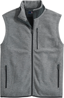 vineyard vines Men's Mountain Sweater Fleece Vest X-Small Ultimate Gray