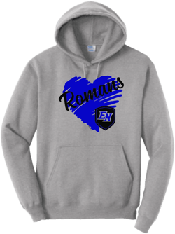 Roman Heart Hoodie or Crewneck Sweatshirt -Print or Glitter