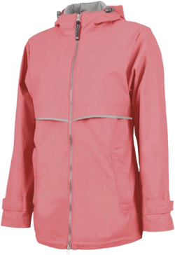 RAIN JACKET-CORAL
