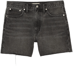 Relaxed Mid-Length Denim Shorts