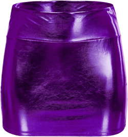 Skorts for Women Pleated Tennis Skirt Women's Sexy Fashion Versatile High Waist A Line Buttock Leather Skirt Purple Large