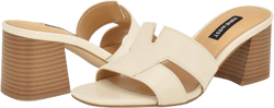 Nine West Women's Griselda Block Heel Sandal Cream 12