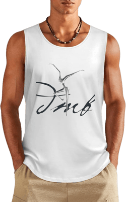 Rock Shirts Men Cotton Crew Neck Sleeveless Casual T-Shirts Novelty Graphic Vest Summer Tank Top