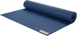 JadeYoga Travel Yoga Mat - Packable, Lightweight, and Portable Yoga Mat - Non-Slip Natural Rubber Mat for Women & Men - Great for Yoga, Home, Gym, Pilates, Fitness, and Stretching 74-inch Midnight Blue
