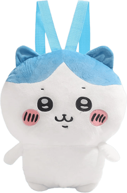 Roffatide Anime Cartoon Cute Hachiware Plush Doll Backpack Kawaii Lolita JK Women Bag Birthday Gifts Blue