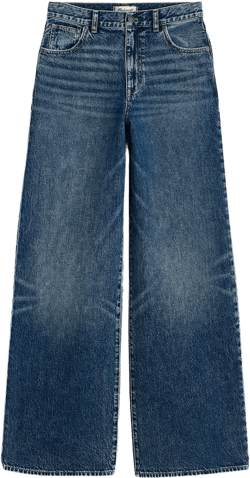 Tall Superwide-Leg Jeans in Concho Wash