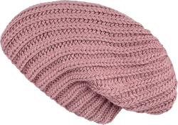 Lilax Cable Knit Slouchy Chunky Oversized Soft Warm Winter Solid Women Beanie Hat One Size Pink