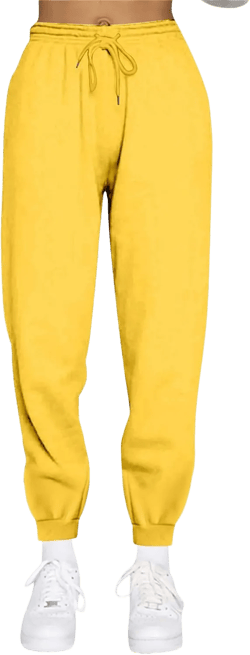 Womens Joggers Pants with Pockets 2024 Baggy Sweatpants Pumpkin Ghost Bat Witch Graphic Straight Leg Loose Fit Pants 2-yellow 5X-Large