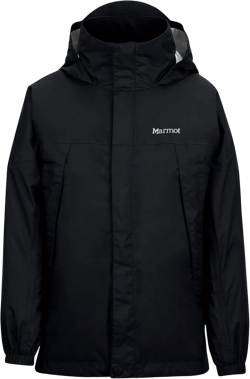 Marmot Boys Precip Jacket Small Black
