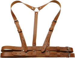 Leather Shoulder Harness Waist Body Strap Punk Rock Belt with Chains for Women Shoulder Strap Bondage