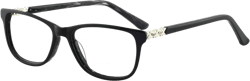 OCCI CHIARI Fashion Computer Blue Light Blocking Glasses women's Eyewear frame Clear Oval Optical Eyeglasses D2-black