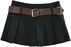Women Skirt Summer Skirt Slim Fit Slimming Pleated Skirt
