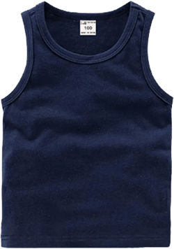 Ding-dong Baby Kid Boys Summer Cotton Casual Tank Tops Vest Sleeveless Tees 4T Navy