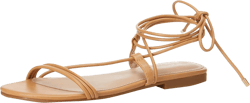 The Drop Women's Samantha Flat Strappy Lace-up Sandal : Clothing, Shoes & Jewelry
