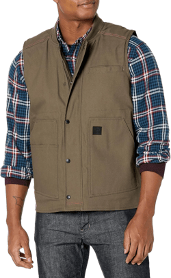 Wolverine Men's Guardian Cotton Work Vest Canteen Large