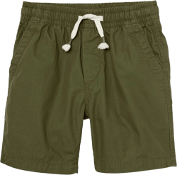 GAP Boys' Pull-on Poplin Shorts Small Army Jacket Green