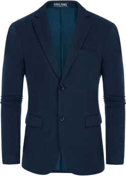 PJ Paul Jones Men's Herringbone Blazer Jacket Lightweight Casual Knit Sport Coat Large Light Navy