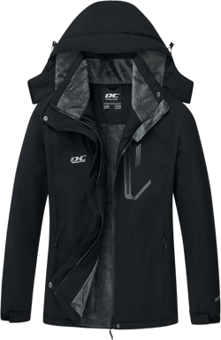 Diamond Candy Women's Winter Ski Jacket Hooded Windproof Warm Jackets Snow Waterproof Rain Coat