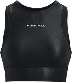 Under Armour Women's Softball Isochill Tank X-Large Black (001)/Halo Gray