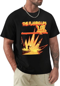 Man's T Shirt Cotton Graphic Short Sleeve Shirts Crew Neck Clothing Tees T-shirts, 6X-Large 4X-Large Black-style-13