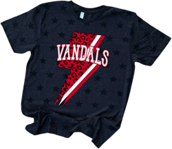 Van Vandals Lightning Bolt Mascot Tee