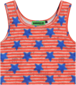 Women's Vest Printed Striped Short Style Summer Sleeveless