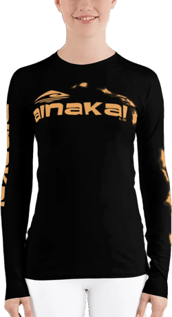 Kuni Women's Tan Islands Rash Guard