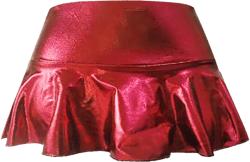 Short Mini Skirts for Women Trendy High Waisted Leather Pleated Solid Ruffle Skirt Sparkly Skirt for Women Small Red