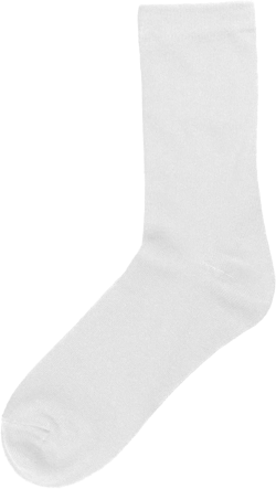 Women's Dress Socks Solid Colors COTTON Blend Mid Cut Ankle Height Sock White 1 Pair