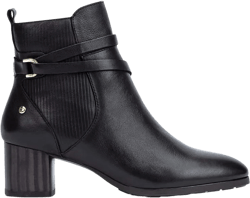 PIKOLINOS High-Heel Ankle Boot Leather Calafat for Woman 6.5-7 Black