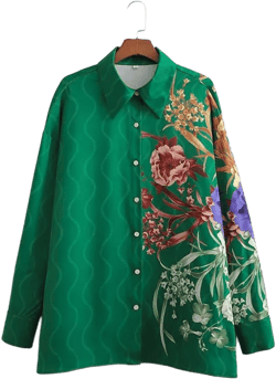 Women T-shirt Fall Women's Clothing Long Sleeve Printed Shirt Loose Top