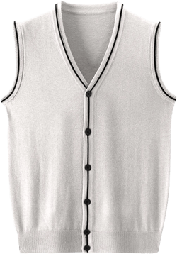 Mens Sweaters Vest Fall Winter Button Down V Neck Sweater Casual Solid Sleeveless Outerwear Comfy Soft Slim Top 2024