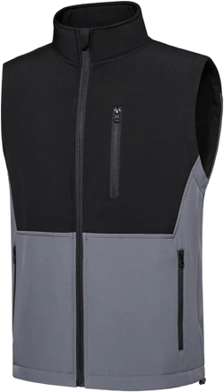Msmsse Men's Outerwear Lightweight Vest Standing Collar Puffer Sleeveless Jacket for Hiking Running Golf