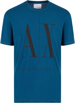 Armani Exchange Men's Icon Graphic Tee X-Large Legion Blue