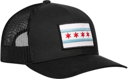 HAKA Chicago Flag Hat – Chicago Trucker Hat for Men & Women, CHI Baseball Cap, Adjustable Golf Hat, Snapback, Outdoor Hat