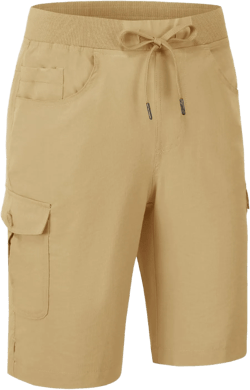 TBMPOY Women's 10" Hiking Cargo Shorts Lightweight Quick Dry Bermuda Loose Outdoor Casual 5 Pockets for Summer Golf Travel