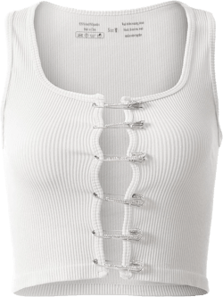 Women Going Out Crop Top Sexy Square Neck Cropped Tank Top Trendy Cut Out Sleeveless Ribbed Tops Summer XX-Large White