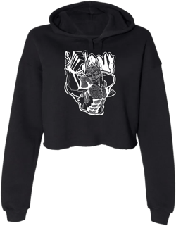 Strange Beast Women's Cropped Fleece Hoodie