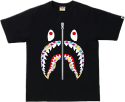 Bape Sta Pattern Shark Shirt (Black)